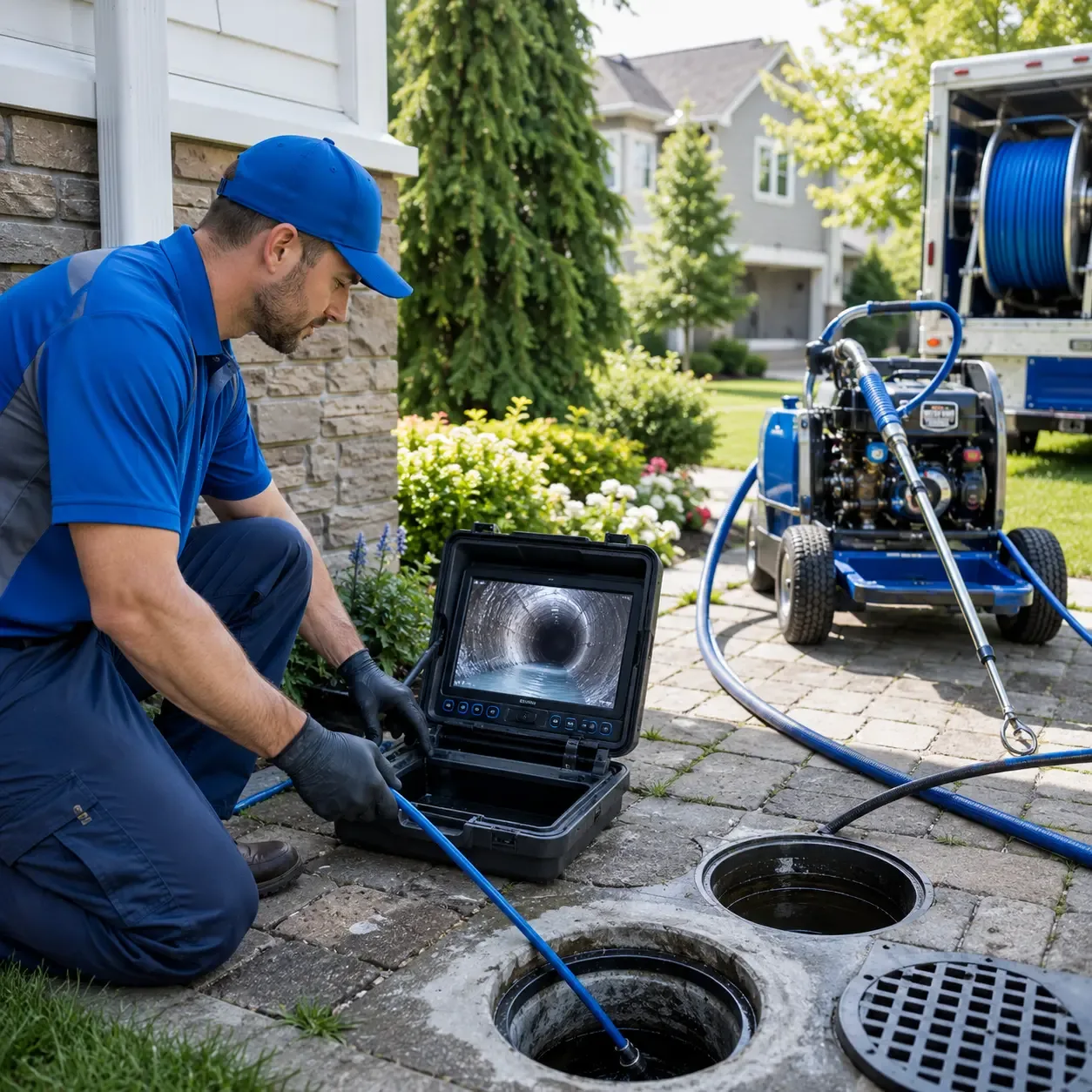 Outdoor drain cleaning professionals serving Saluda, NC